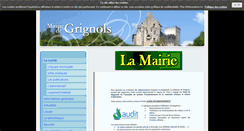 Desktop Screenshot of mairiedegrignols.com